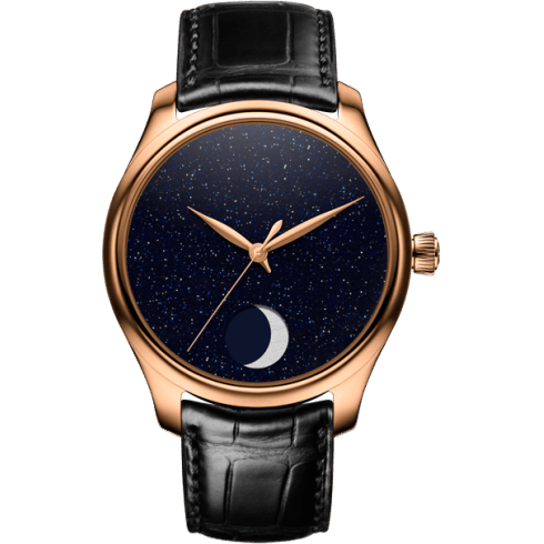 H. Moser & Cie Endeavour Perpetual Moon Red Gold / Aventurine Concept 1801-1201