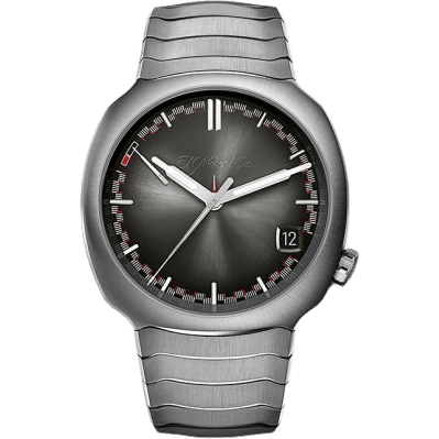 H. Moser & Cie Streamliner Perpetual Calendar Stainless Steel / Grey 6812-1200