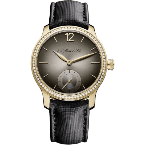 H. Moser & Cie Venturer Small Seconds, Rose Gold Diamond Bezel, Fumé Dial 1321-0114