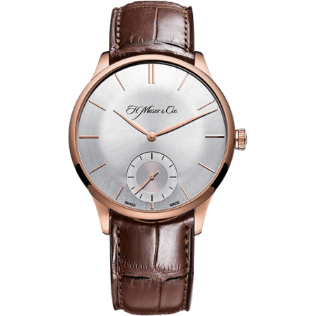 H. Moser & Cie Venturer Small Seconds, Red Gold, Argenté Dial 2327-0400
