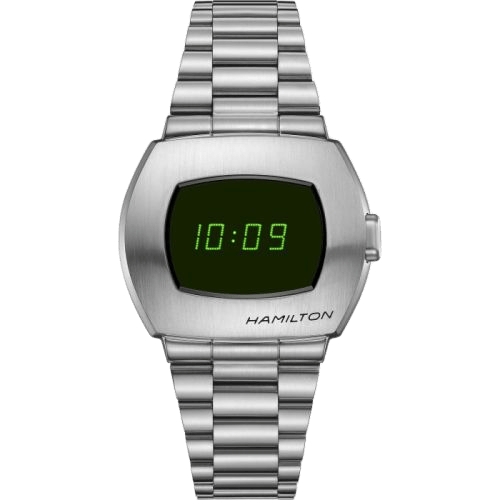 PSR Digital Quartz Stainless Steel / Green
