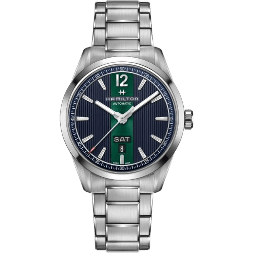 Broadway Day Date Automatic Steel / Blue / Bracelet