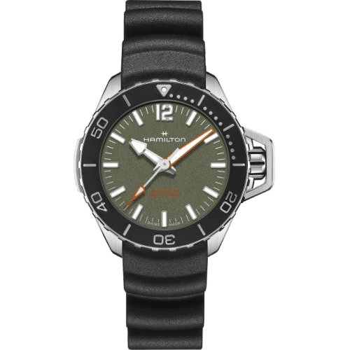 Frogman Auto 41 Stainless Steel / Green / Rubber
