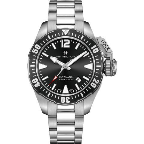 Frogman Auto 42 Stainless Steel / Black / Bracelet