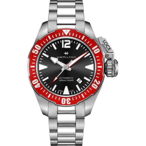 Frogman Auto 42 Stainless Steel / Black / Bracelet