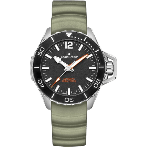 Frogman Auto 46 Stainless Steel / Black / Rubber
