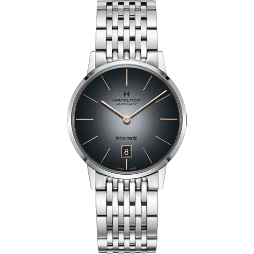 Intra-Matic 38 Stainless Steel / Grey / Bracelet