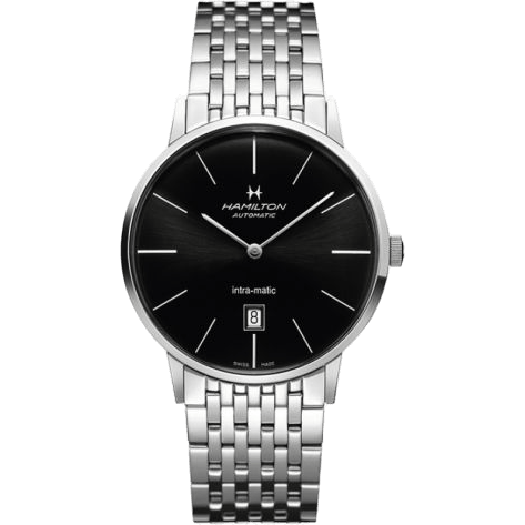 Intra-Matic 42 Stainless Steel / Black / Bracelet