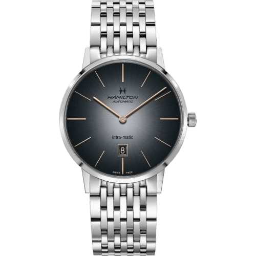 Hamilton Intra-Matic 42 Stainless Steel / Grey / Bracelet H38755181