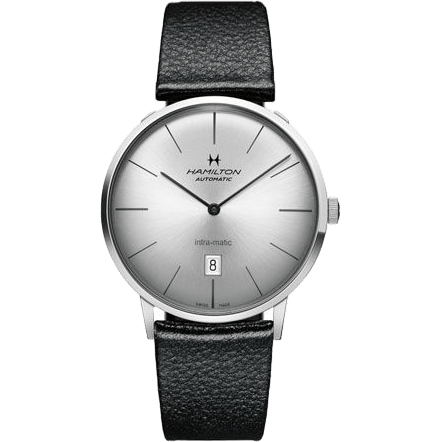 Hamilton Intra-Matic 42 Stainless Steel / Silver / Strap H38755751