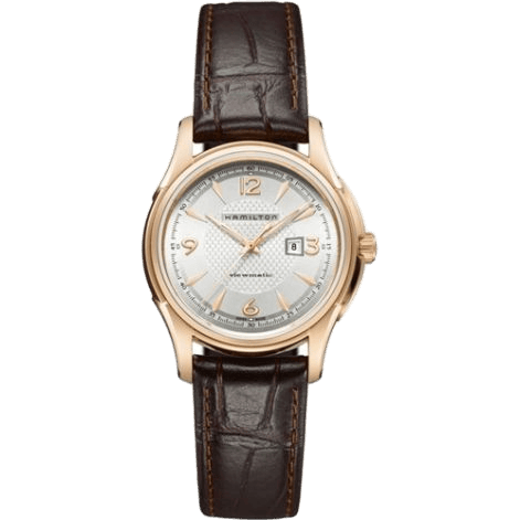 Hamilton Jazzmaster Viewmatic 34mm Silver Dial PVD Gold H32335555