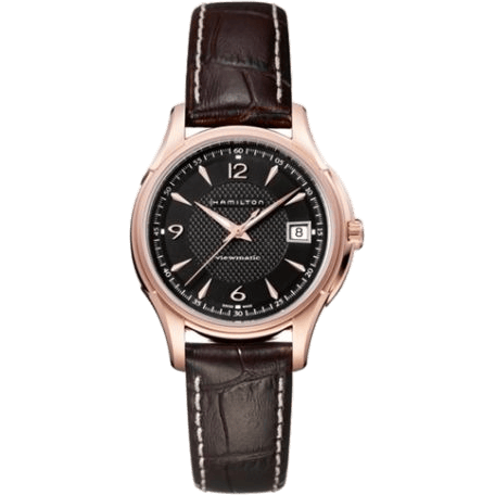 Hamilton Jazzmaster Viewmatic 37mm Black Dial PVD Gold H32445585