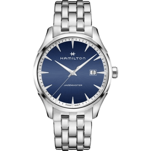 Hamilton Jazzmaster Quartz Stainless Steel / Blue H32451141