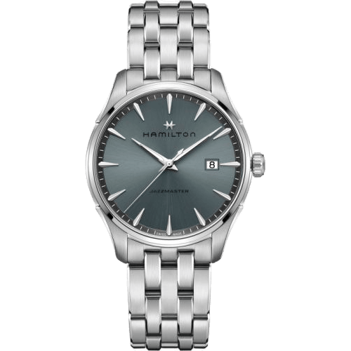 Hamilton Jazzmaster Quartz Stainless Steel / Blue / Bracelet H32451142