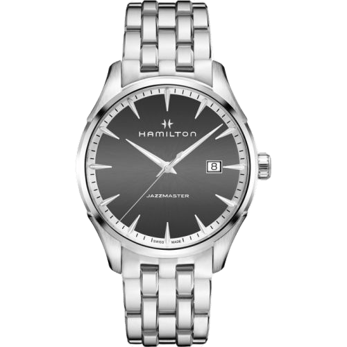 Hamilton Jazzmaster Quartz Stainless Steel / Grey / Bracelet H32451181