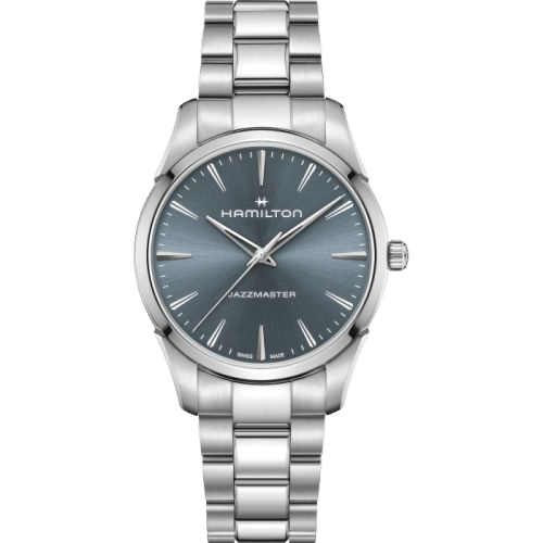 Jazzmaster Quartz 40 Stainless Steel / Blue / Bracelet