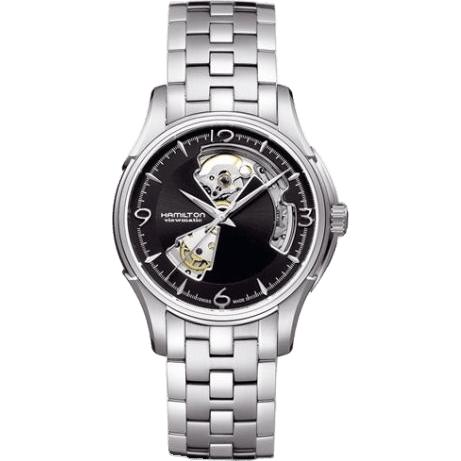 Hamilton Jazzmaster Open Heart 40 Stainless Steel / Black / Bracelet H32565135