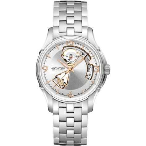 Hamilton Jazzmaster Open Heart 40mm Silver Dial Bracelet H32565155