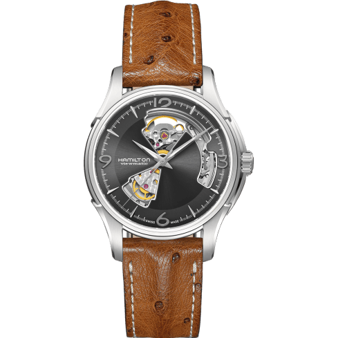 Jazzmaster Open Heart 40 Stainless Steel / Grey