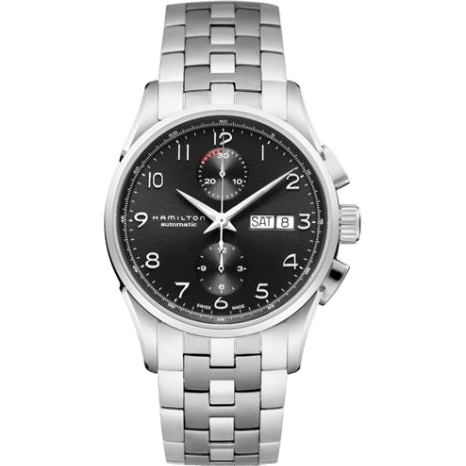 Jazzmaster Maestro Automatic Chronograph 41mm Black Dial Bracelet
