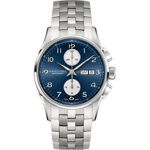 Jazzmaster Maestro Chronograph 41 Stainless Steel / Blue / Bracelet