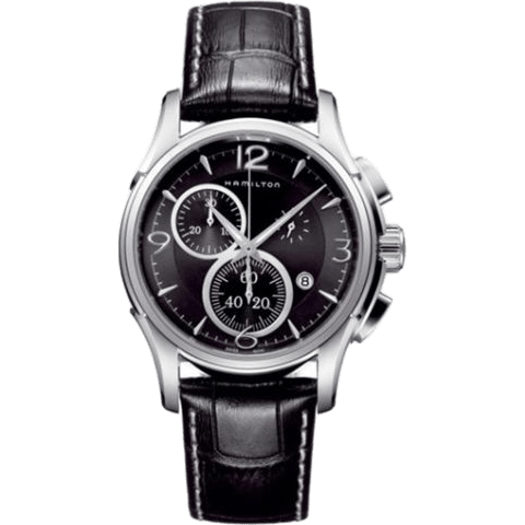 Jazzmaster Chrono Quartz 42 Stainless Steel / Black