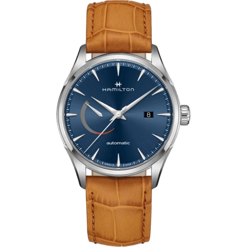 Jazzmaster Power Reserve Auto 42 Stainless Steel / Blue