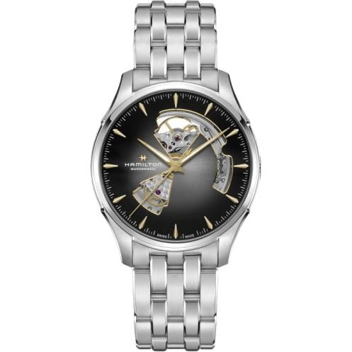 Hamilton Jazzmaster Open Heart 40 Stainless Steel / Grey Gradient / Bracelet H32675181