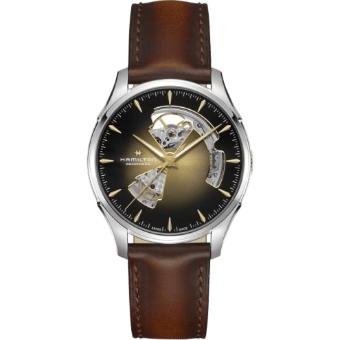 Hamilton Jazzmaster Open Heart 40 Stainless Steel / Champagne Gradient H32675501