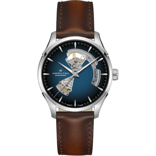 Hamilton Jazzmaster Open Heart 40 Stainless Steel / Blue Gradient H32675540
