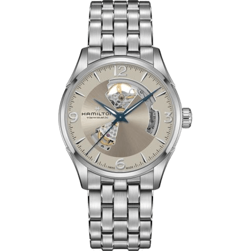 Hamilton Jazzmaster Open Heart 42 Stainless Steel / Salmon / Bracelet H32705121
