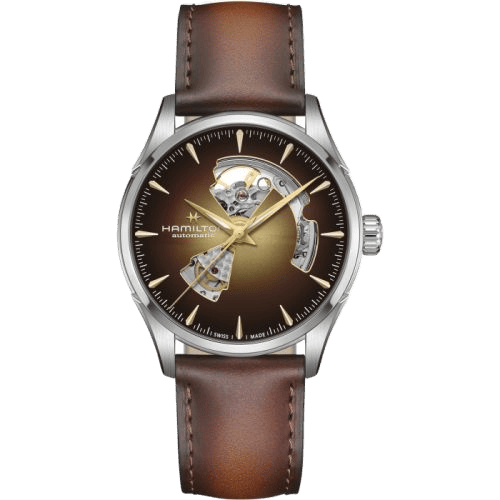 Hamilton Jazzmaster Open Heart 42 Stainless Steel / Brown Gradient / Bracelet H32705501