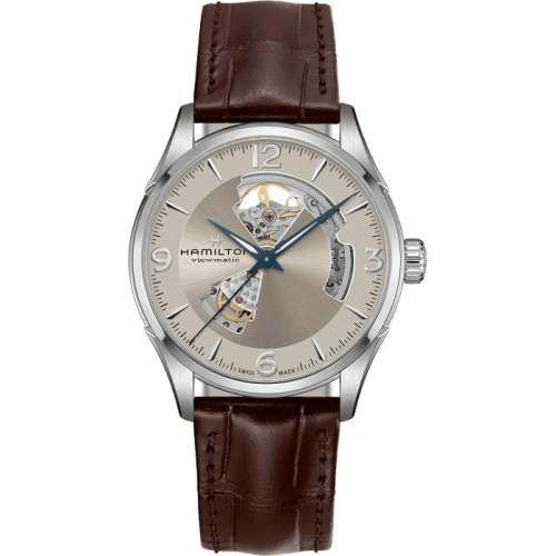 Hamilton Jazzmaster Open Heart 42 Stainless Steel / Salmon H32705521