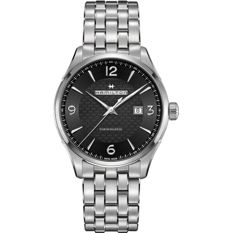 Hamilton Jazzmaster Viewmatic Auto 44 Stainless Steel / Black / Bracelet H32755131