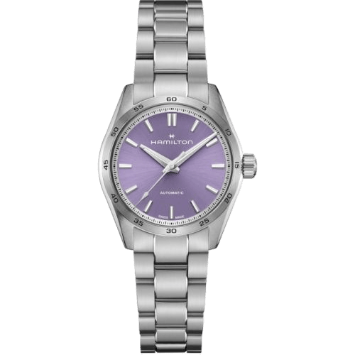 Hamilton Jazzmaster Performer Auto 34 Stainless Steel / Purple / Bracelet H36105170