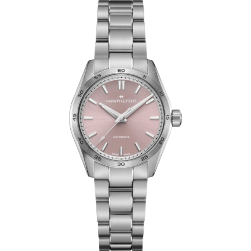 Hamilton Jazzmaster Performer Auto 34 Stainless Steel / Pink / Bracelet H36105171
