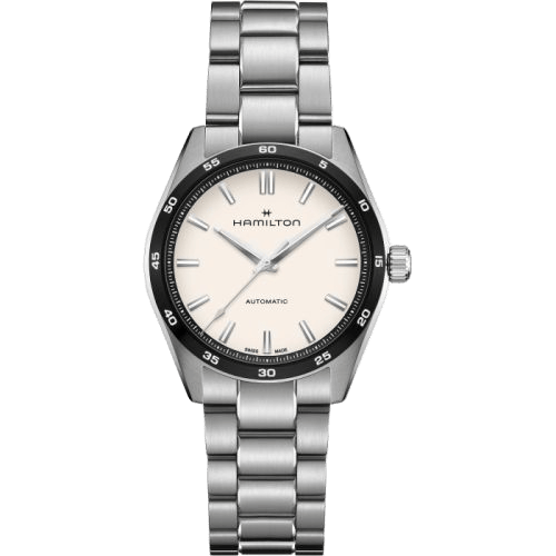 Hamilton Jazzmaster Performer Auto 38 Stainless Steel / White / Bracelet H36205110