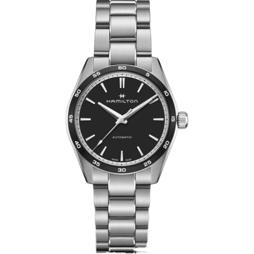 Hamilton Jazzmaster Performer Auto 38 Stainless Steel / Black / Bracelet H36205130