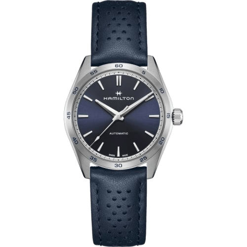 Hamilton Jazzmaster Performer Auto 38 Stainless Steel / Blue H36215640
