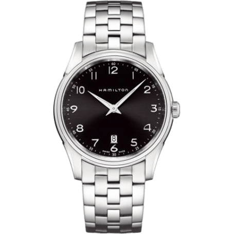 Jazzmaster Thinline Quartz 42 Stainless Steel / Black / Bracelet