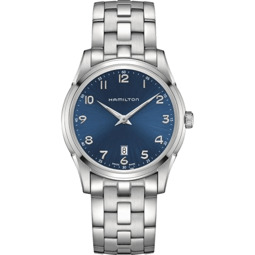 Jazzmaster Thinline Quartz 42 Stainless Steel / Blue / Bracelet