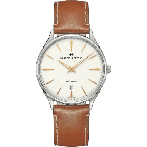 Hamilton Jazzmaster Thinline Auto 40 Stainless Steel / White H38525512