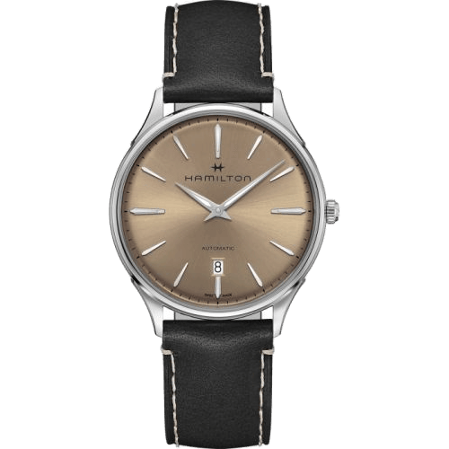 Hamilton Jazzmaster Thinline Auto 40 Stainless Steel / Beige H38525721
