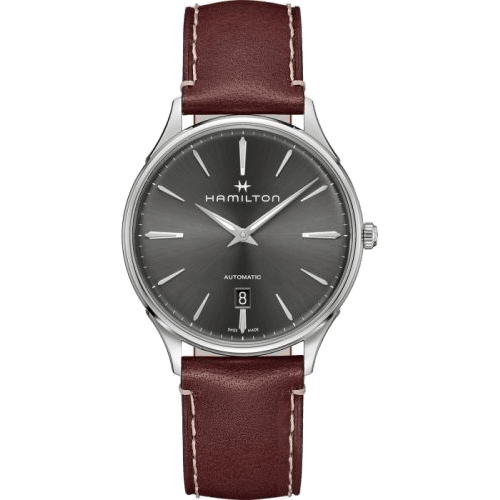 Hamilton Jazzmaster Thinline Auto 40 Stainless Steel / Grey H38525881