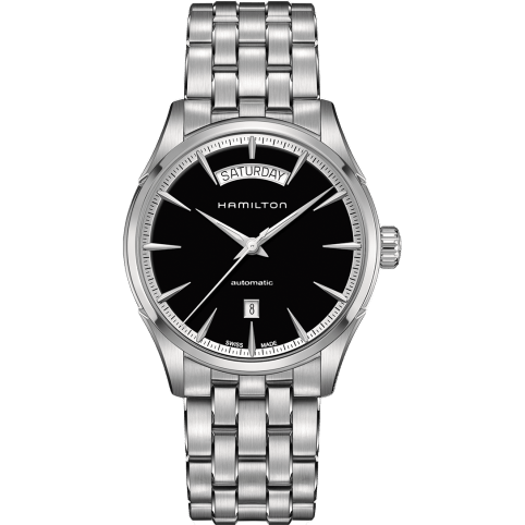 Jazzmaster 42 Day Date Stainless Steel / Black / Bracelet