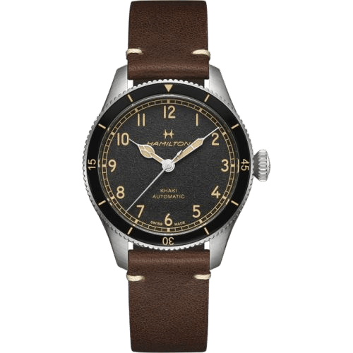 Hamilton Khaki Pilot Pioneer 38 Stainless Steel / Black H76205530