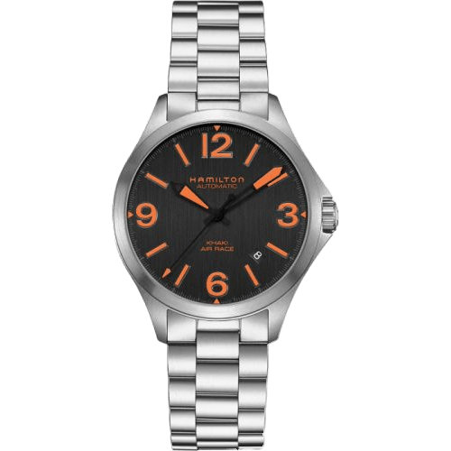 Hamilton Khaki Aviation Air Race 38 Auto Black / Bracelet H76235131