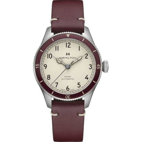 Hamilton Khaki Pilot Pioneer 38 Stainless Steel / White H76265810