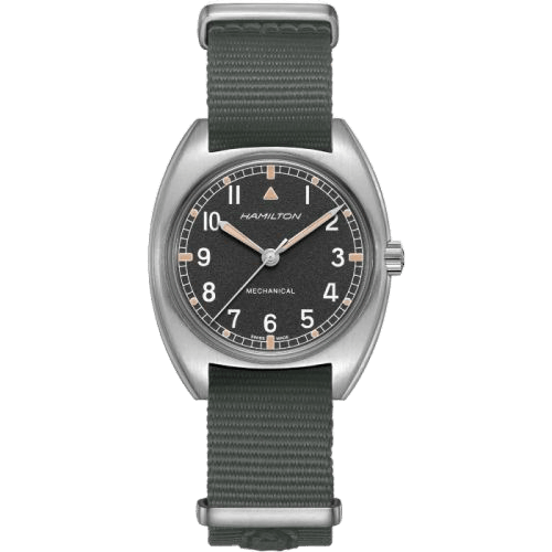 Khaki Aviation Pilot Pioneer Mechanical Stainless Steel / Black