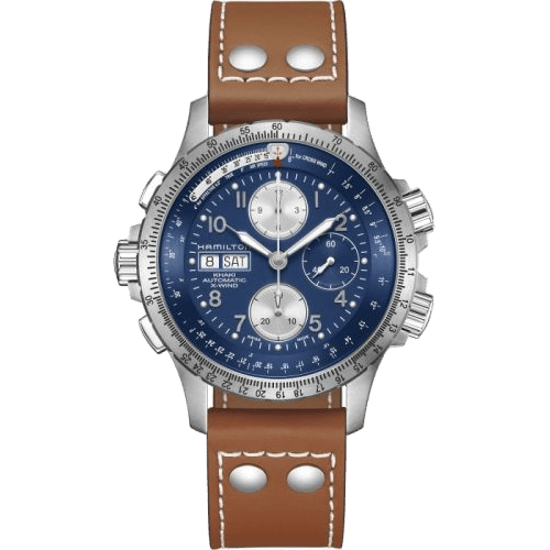 Hamilton Khaki Aviation X-Wind Stainless Steel / Blue H77506540
